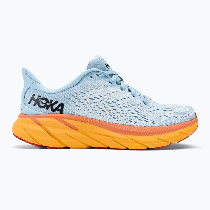 Pantofi de alergare pentru femei HOKA Clifton 8 albastru deschis 1119394-SSIF 2