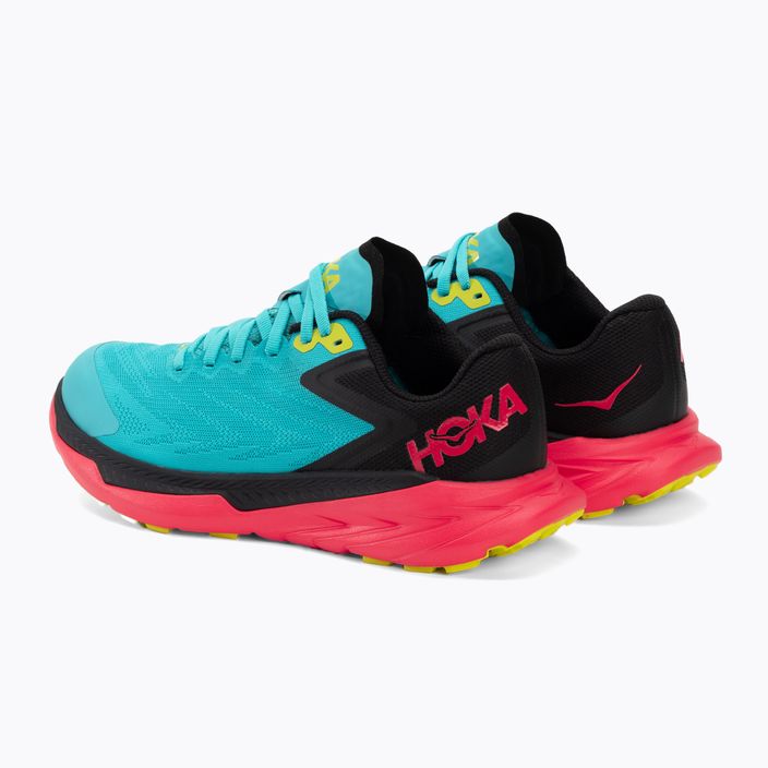 Pantofi de alergare pentru femei HOKA Zinal scuba blue/diva pink 3