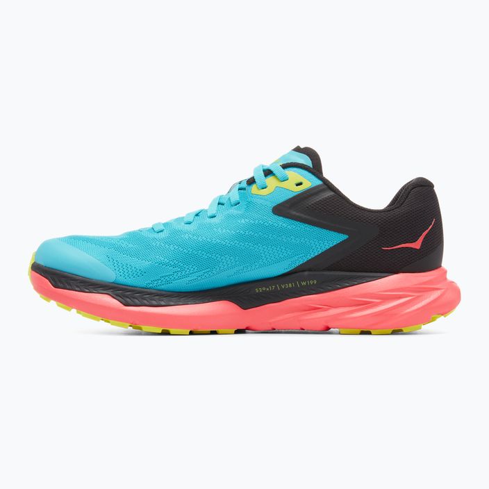 Pantofi de alergare pentru femei HOKA Zinal scuba blue/diva pink 8