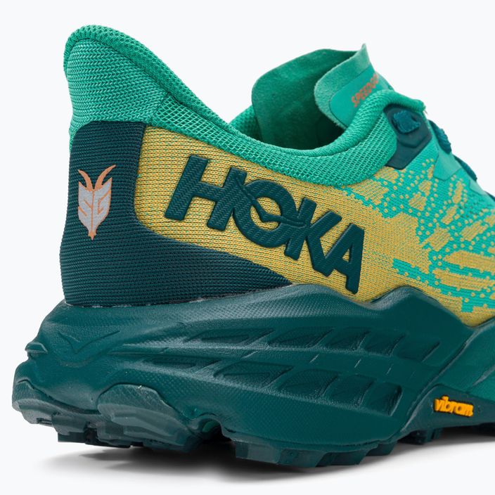 Pantofi de alergare pentru femei HOKA Speedgoat 5 verde 1123158-DTWGR 8