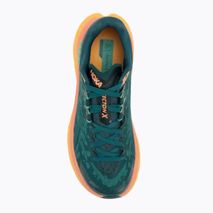 Pantofi de alergare pentru femei HOKA Tecton X deep teal/water garden 6