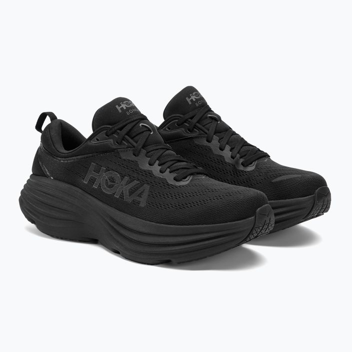 Pantofi de alergare pentru bărbați HOKA Bondi 8 negru/negru 5
