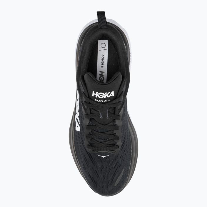 Pantofi de alergare pentru bărbați HOKA Bondi 8 alb/negru 6