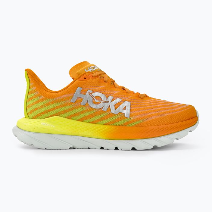 Încălțăminte de alergat pentru bărbați HOKA Mach 5 radiant yellow orange 2