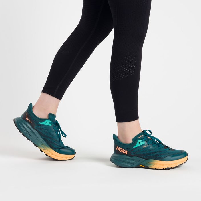 Pantofi de alergare pentru femei HOKA Speedgoat 5 GTX verde 1127913-DTBC 2