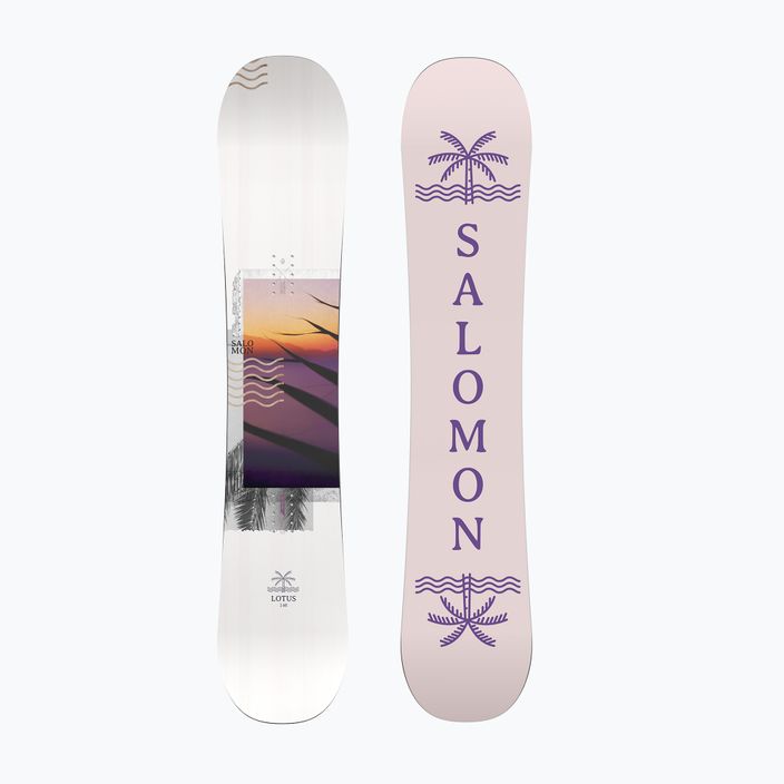 Snowboard pentru femei Salomon Lotus alb L47018600 7