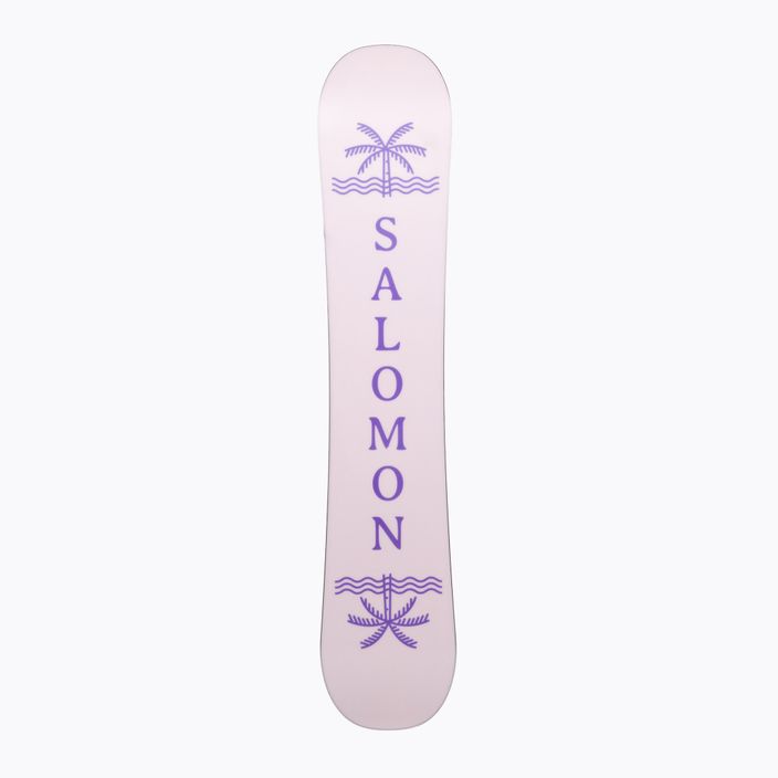 Snowboard pentru femei Salomon Lotus alb L47018600 4