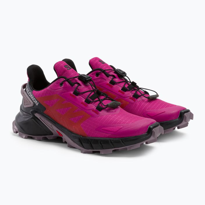 Încălțăminte de alergat pentru femei Salomon Supercross 4 roză L41737600 4