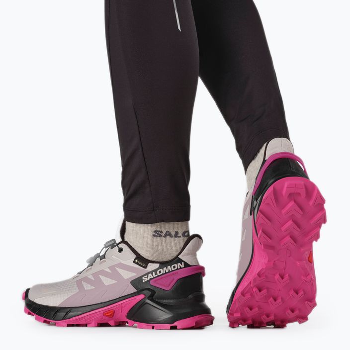 Pantofi de alergare pentru femei Salomon Supercross 4 GTX gri L41735500 11