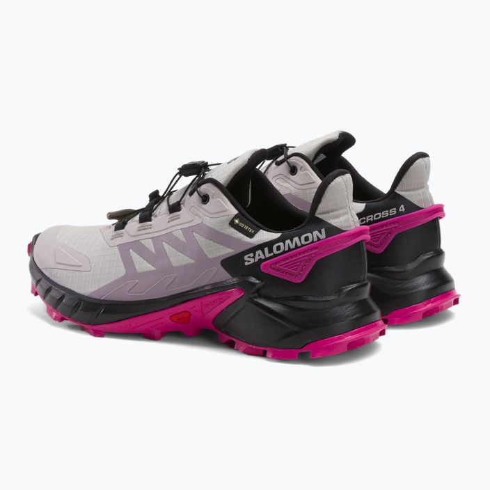 Pantofi de alergare pentru femei Salomon Supercross 4 GTX gri L41735500 3