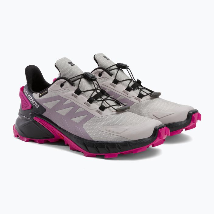 Pantofi de alergare pentru femei Salomon Supercross 4 GTX gri L41735500 5