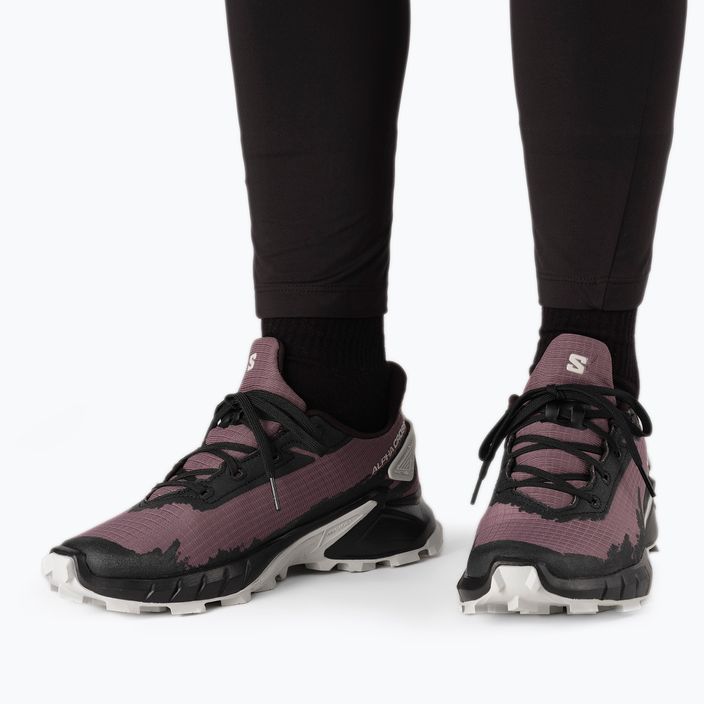 Pantofi de alergare pentru femei Salomon Alphacross 4 violet L41725200 16