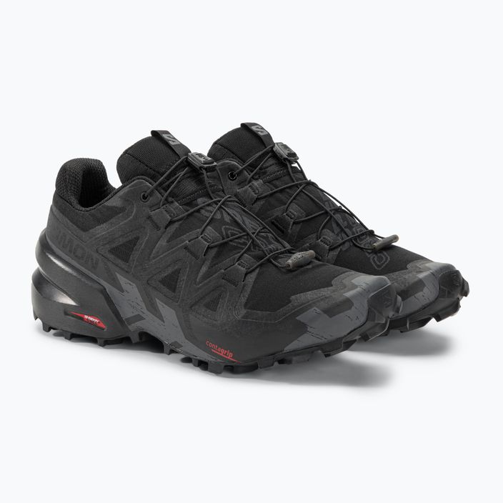 Pantofi de alergare pentru bărbați Salomon Speedcross 6 negru/negru/fantomă 7