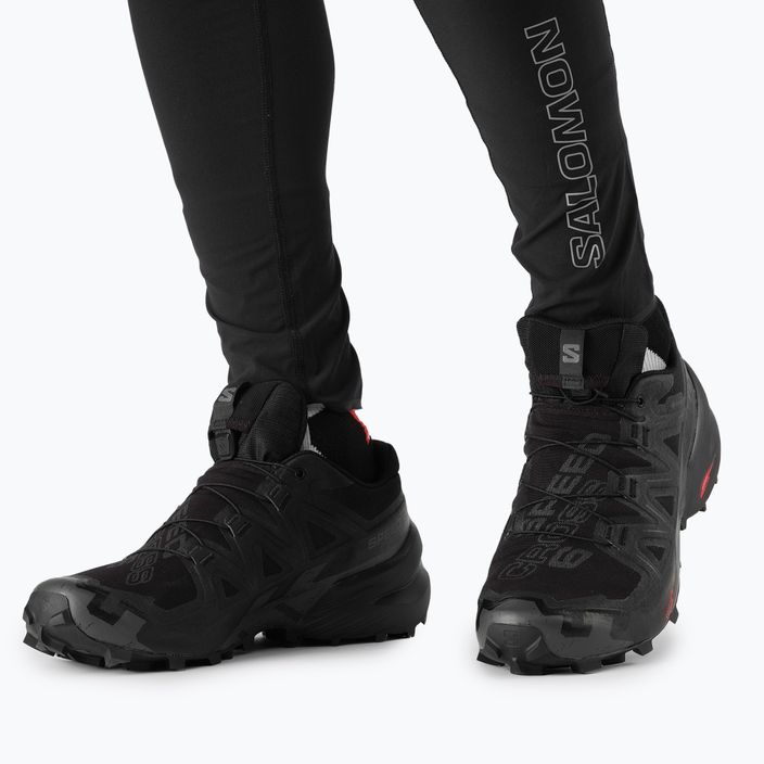 Pantofi de alergare pentru bărbați Salomon Speedcross 6 GTX negru/negru/fantomă 4