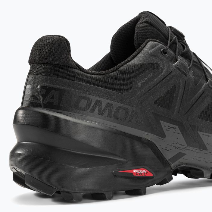 Pantofi de alergare pentru bărbați Salomon Speedcross 6 GTX negru/negru/fantomă 13