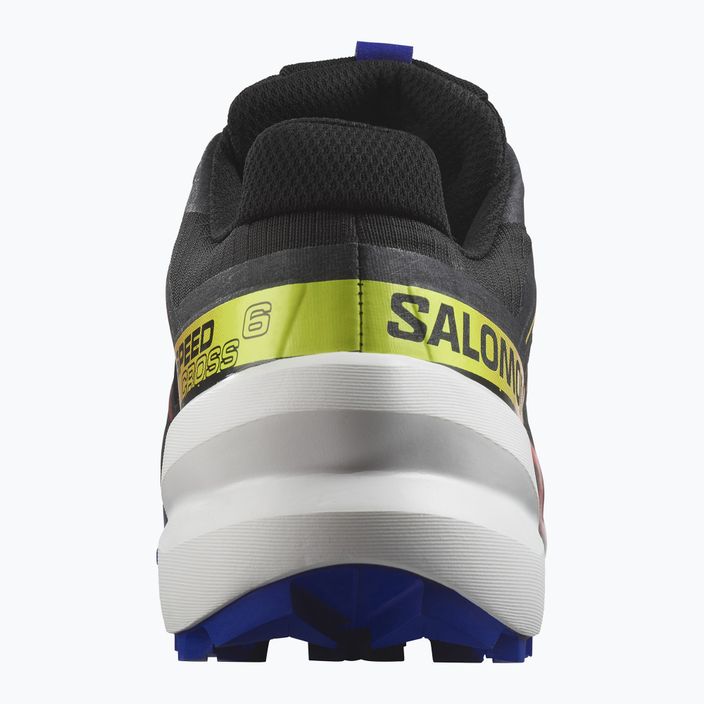 Salomon Speedcross 6 GTX pantofi de alergare pentru bărbați negru/surf the web/safety yellow 10