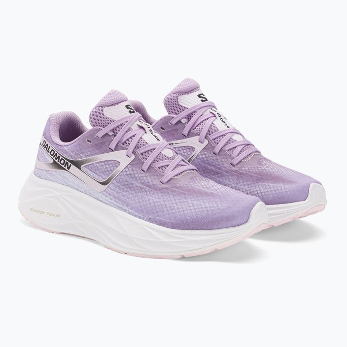 Pantofi de alergare pentru femei Salomon Aero Glide orchid bloom/cradle pink/white 4