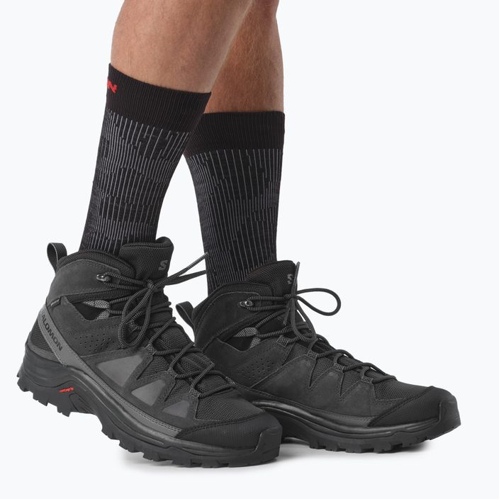 Salomon Quest Rove GTX pentru bărbați cizme de trekking negru/fantomă/magnet 15