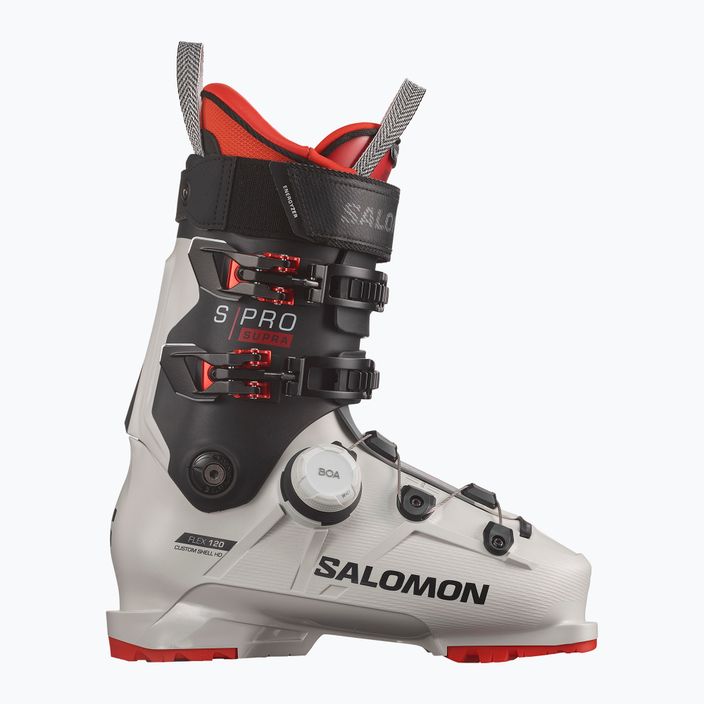 Bocanci de schi pentru bărbați Salomon S Pro Supra Boa 120 gri aurora/negru/roșu/roșu 6