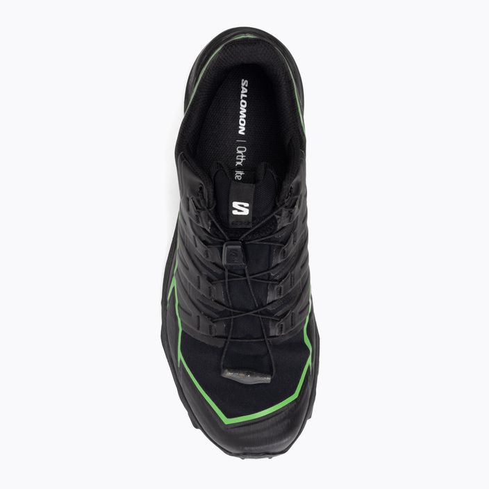 Pantofi de alergare pentru bărbați Salomon Thundercross GTX negru/gecko verde/negru 8