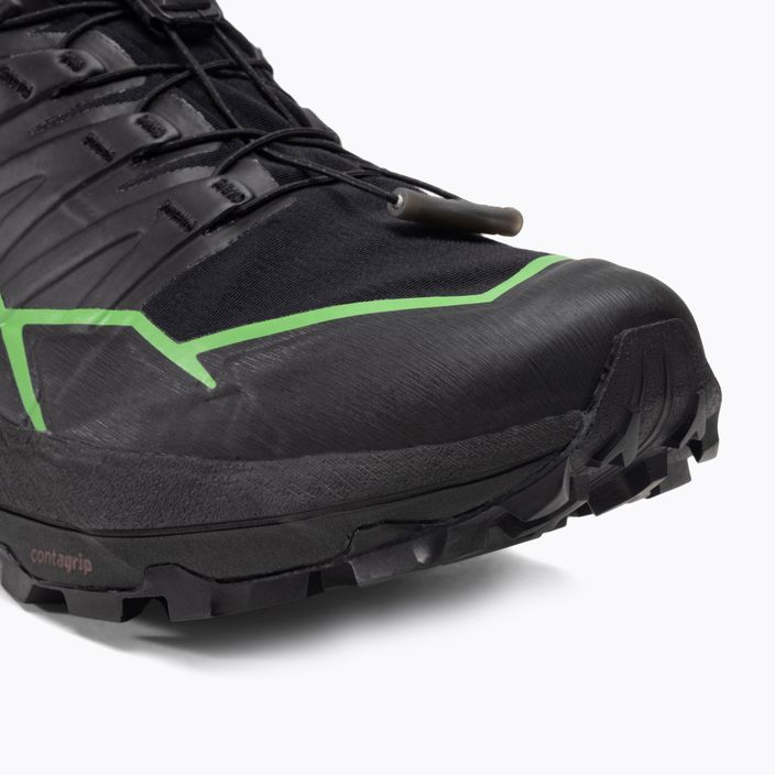 Pantofi de alergare pentru bărbați Salomon Thundercross GTX negru/gecko verde/negru 9