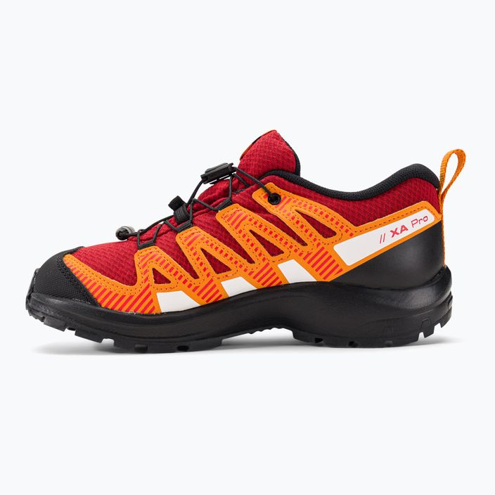 Pantofi de trekking pentru copii Salomon Xa Pro V8 CSWP roșu/negru/opărat pentru copii 10