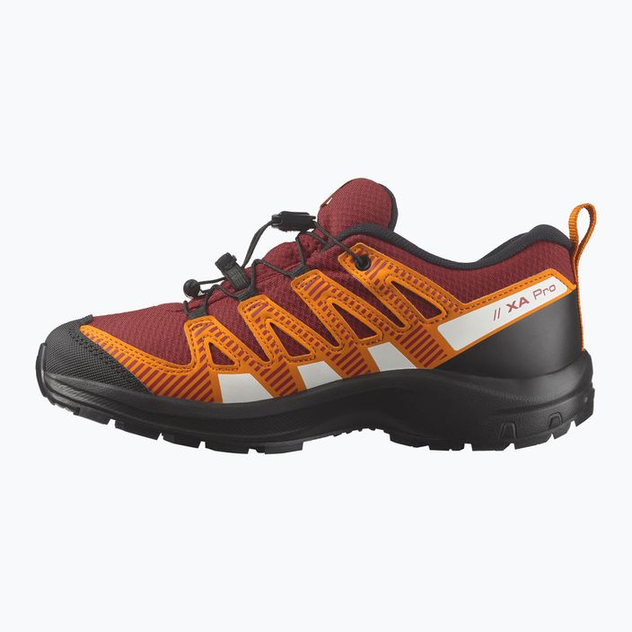 Pantofi de trekking pentru copii Salomon Xa Pro V8 CSWP roșu/negru/opărat pentru copii 13