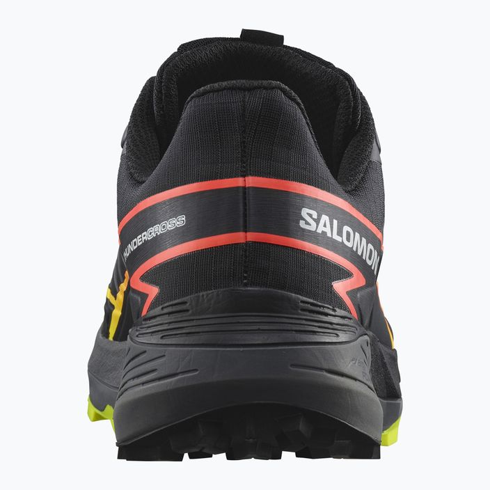 Pantofi de alergare Salomon Thundercross pentru bărbați negru/nuanță liniștită/coral aprins 10