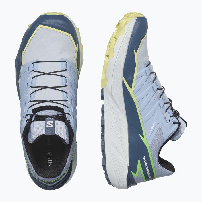 Pantofi de alergare Salomon Thundercross heather/flint stone/charlock pentru femei 15