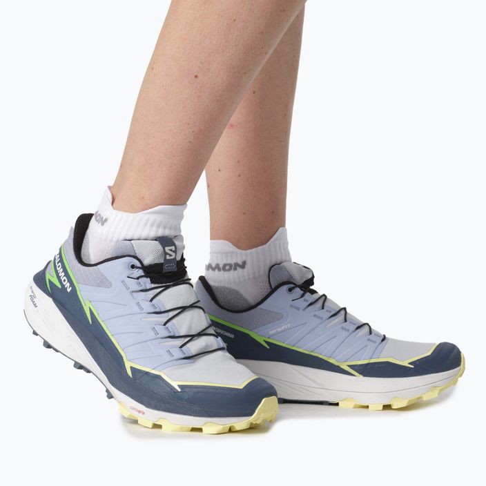 Pantofi de alergare Salomon Thundercross heather/flint stone/charlock pentru femei 17