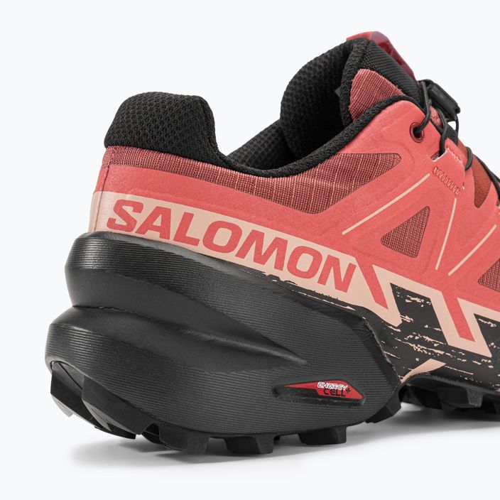 Salomon Speedcross 6 pantofi de alergare pentru femei piele de vacă / negru / trandafir englezesc 12
