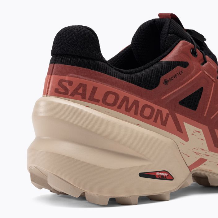 Pantofi de alergare pentru femei Salomon Speedcross 6 GTX negru/cow hide/faded rose 12