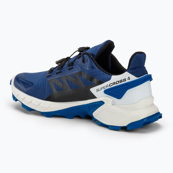 Pantofi de alergare Salomon Supercross 4 albastru print/negru/lapis pentru bărbați 3