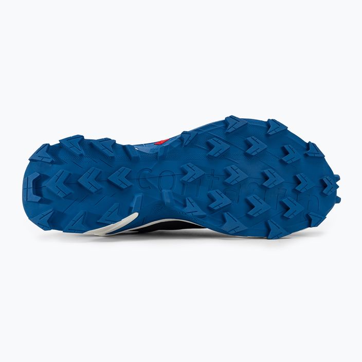 Pantofi de alergare Salomon Supercross 4 albastru print/negru/lapis pentru bărbați 4