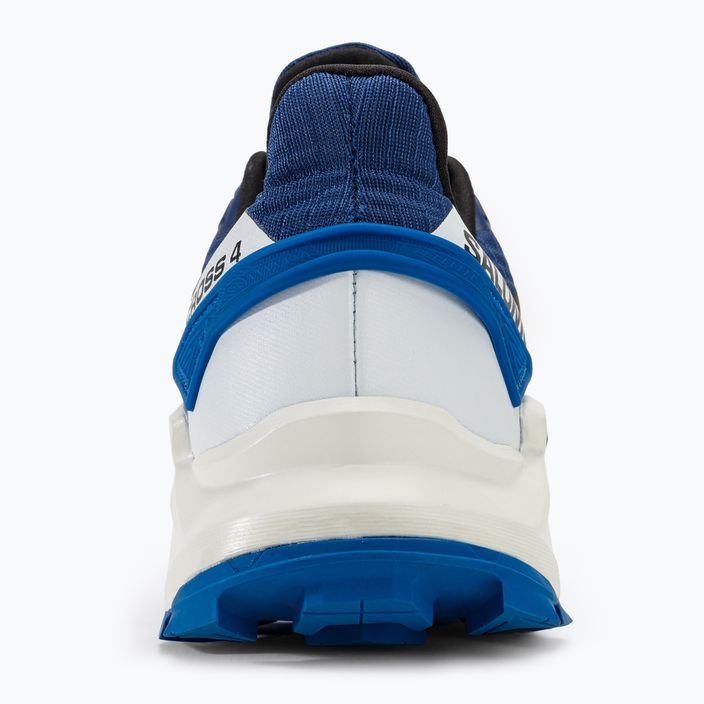 Pantofi de alergare Salomon Supercross 4 albastru print/negru/lapis pentru bărbați 6