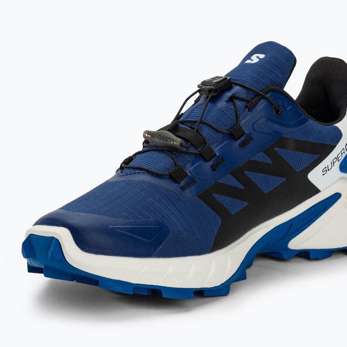 Pantofi de alergare Salomon Supercross 4 albastru print/negru/lapis pentru bărbați 7