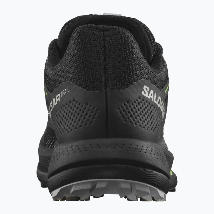 Bărbați Salomon Pulsar Trail pantofi de alergare negru/negru/verde gecko 14