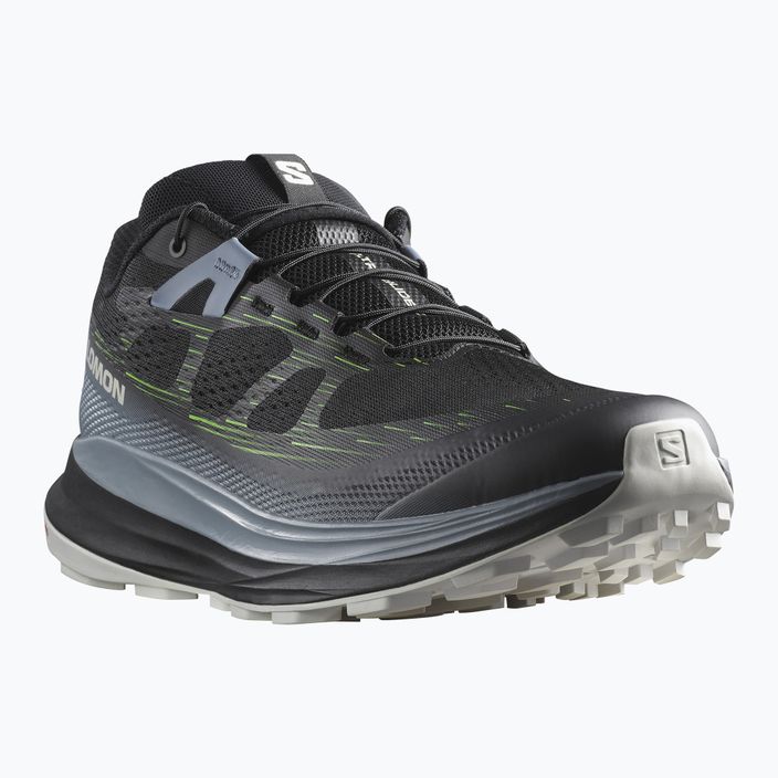 Pantofi de alergare pentru bărbați Salomon Ultra Glide 2 negru/piatră de cremene/gecko verde 11