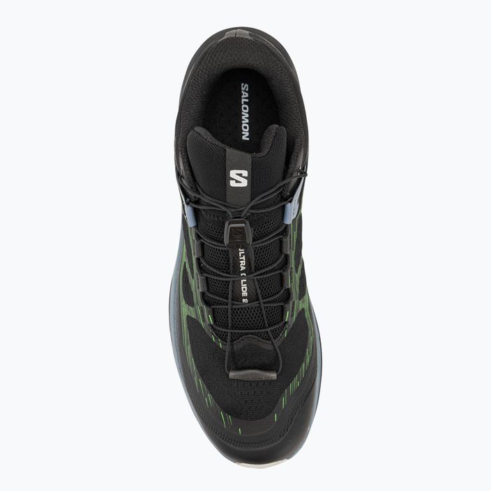 Pantofi de alergare pentru bărbați Salomon Ultra Glide 2 negru/piatră de cremene/gecko verde 6