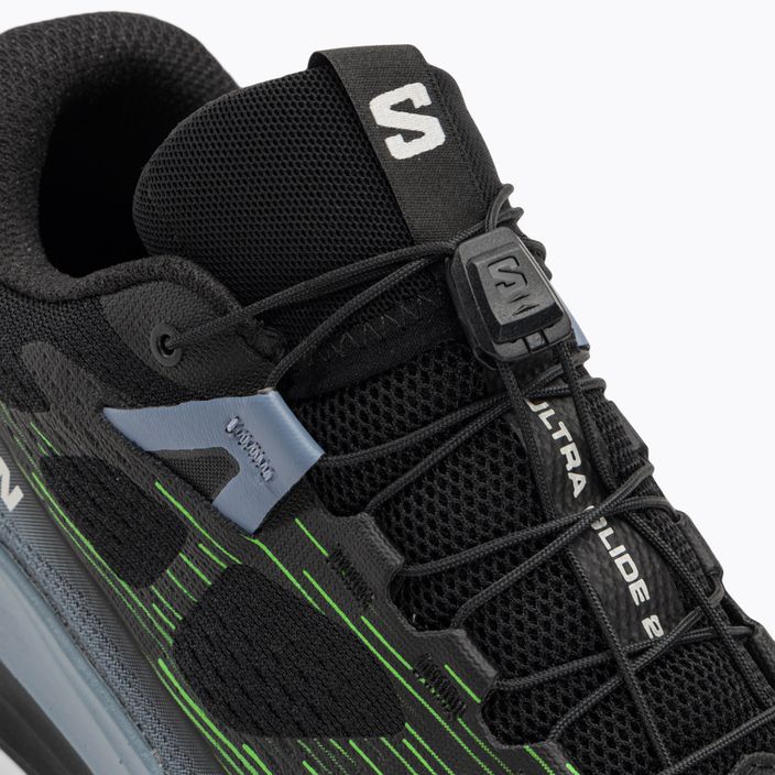 Pantofi de alergare pentru bărbați Salomon Ultra Glide 2 negru/piatră de cremene/gecko verde 8