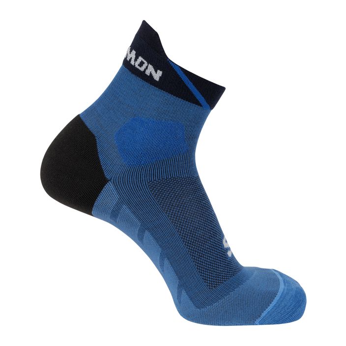 Șosete de alergat Salomon Speedcross Ankle french blue/carbon/ibiza blue 2