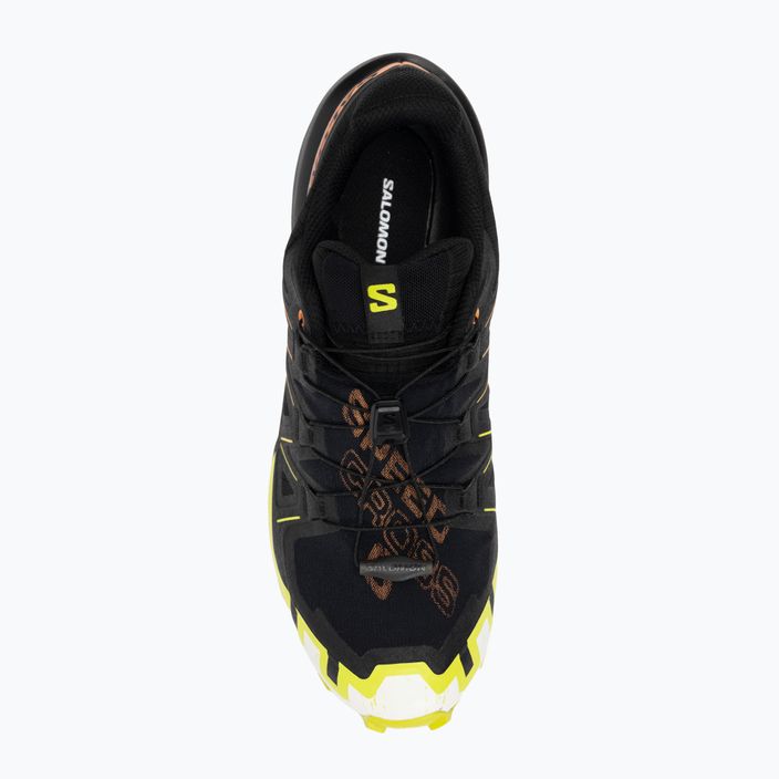 Încălăminte de alergat pentru bărbați Salomon Speedcross 6 GTX black/sulphur spring/bird of paradise 5