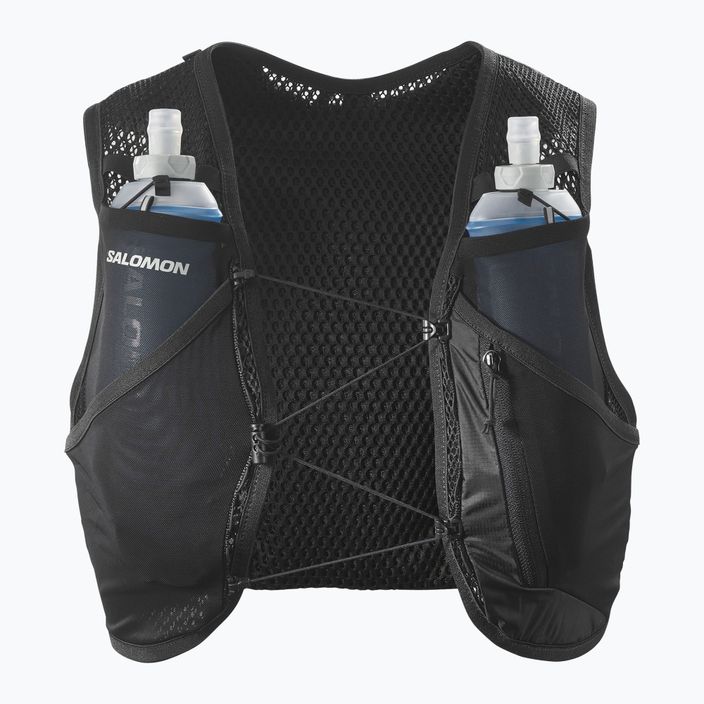 Vestă de alergare Salomon Active Skin 4 set black/metal