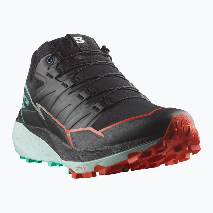 Încălțăminte de alergare pentru bărbați Salomon Thundercross black/cherry tomato/electric green