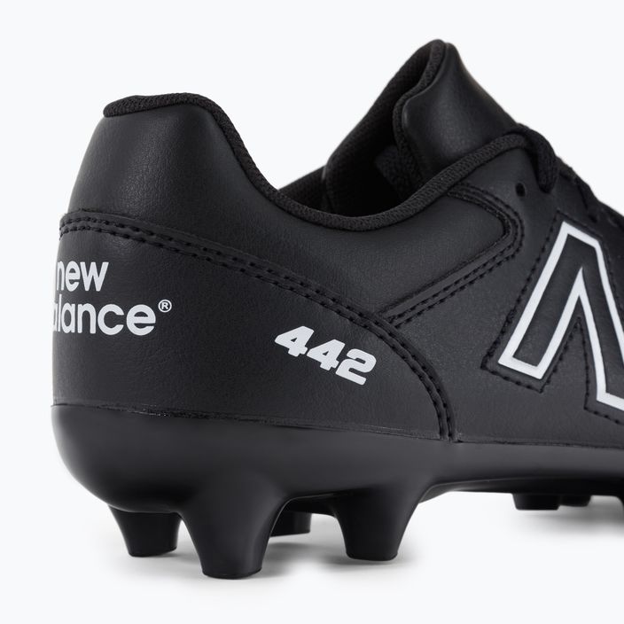 Încălțăminte de fotbal pentru copii New Balance 442 V2 Academy FG neagră NBJS43F 8