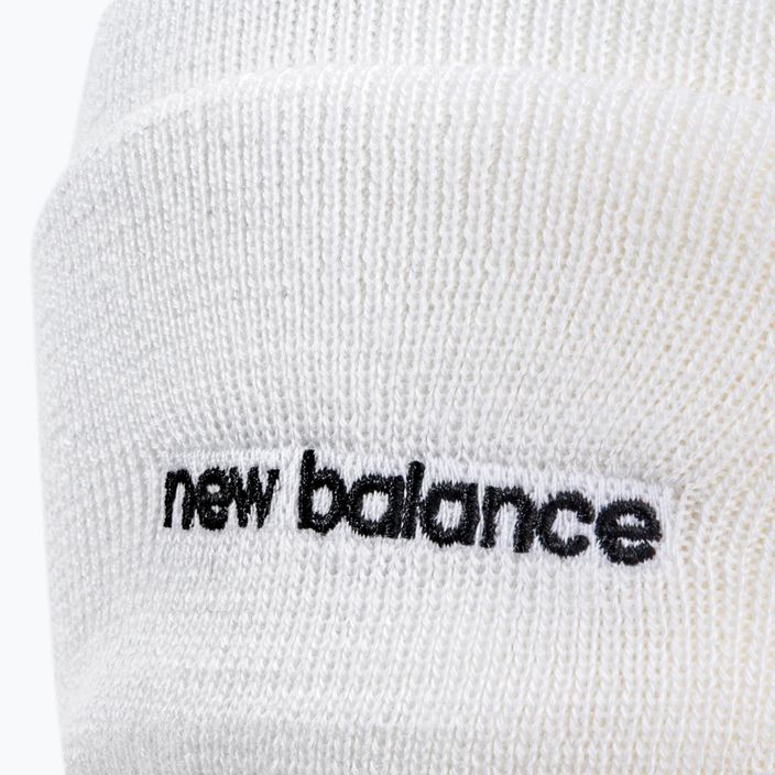 Căciulă de iarnă pentru femei New Balance Knit Cuffed Beanie Embroider albă NBLAH13032WT 3