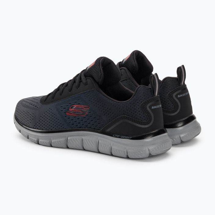 SKECHERS Track Ripkent pantofi de antrenament pentru bărbați negru / cărbune 4