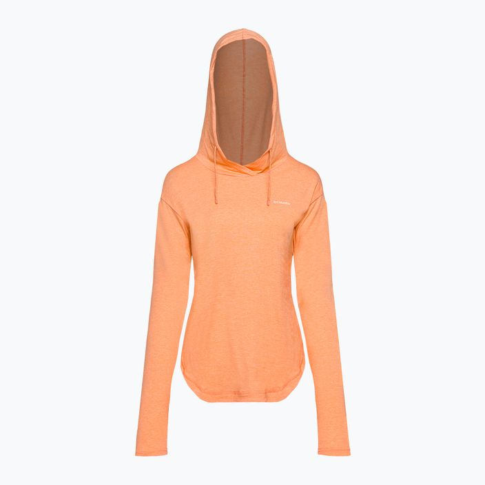 Bluză de trekking pentru femei Columbia Sun Trek EU Hooded Pullover portocalie 1981541 5