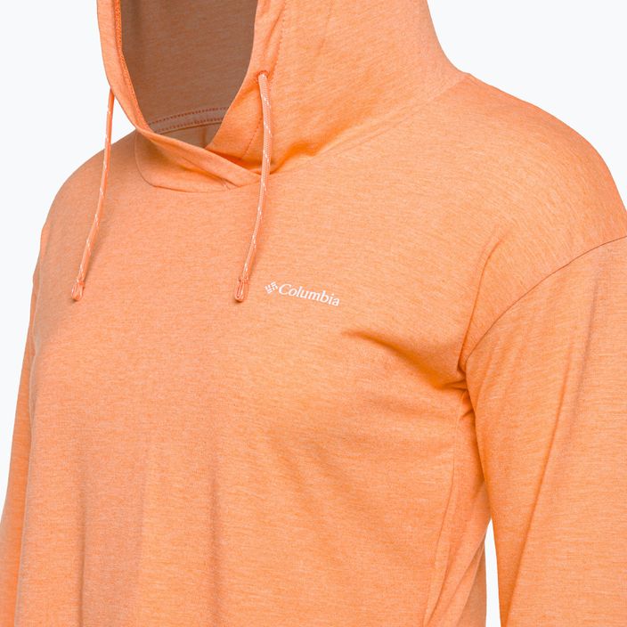Bluză de trekking pentru femei Columbia Sun Trek EU Hooded Pullover portocalie 1981541 7