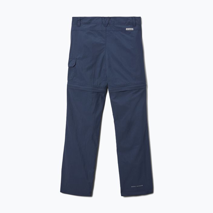 Columbia Silver Ridge IV Convertible pantaloni de trekking pentru copii albastru marin 1887432467 2